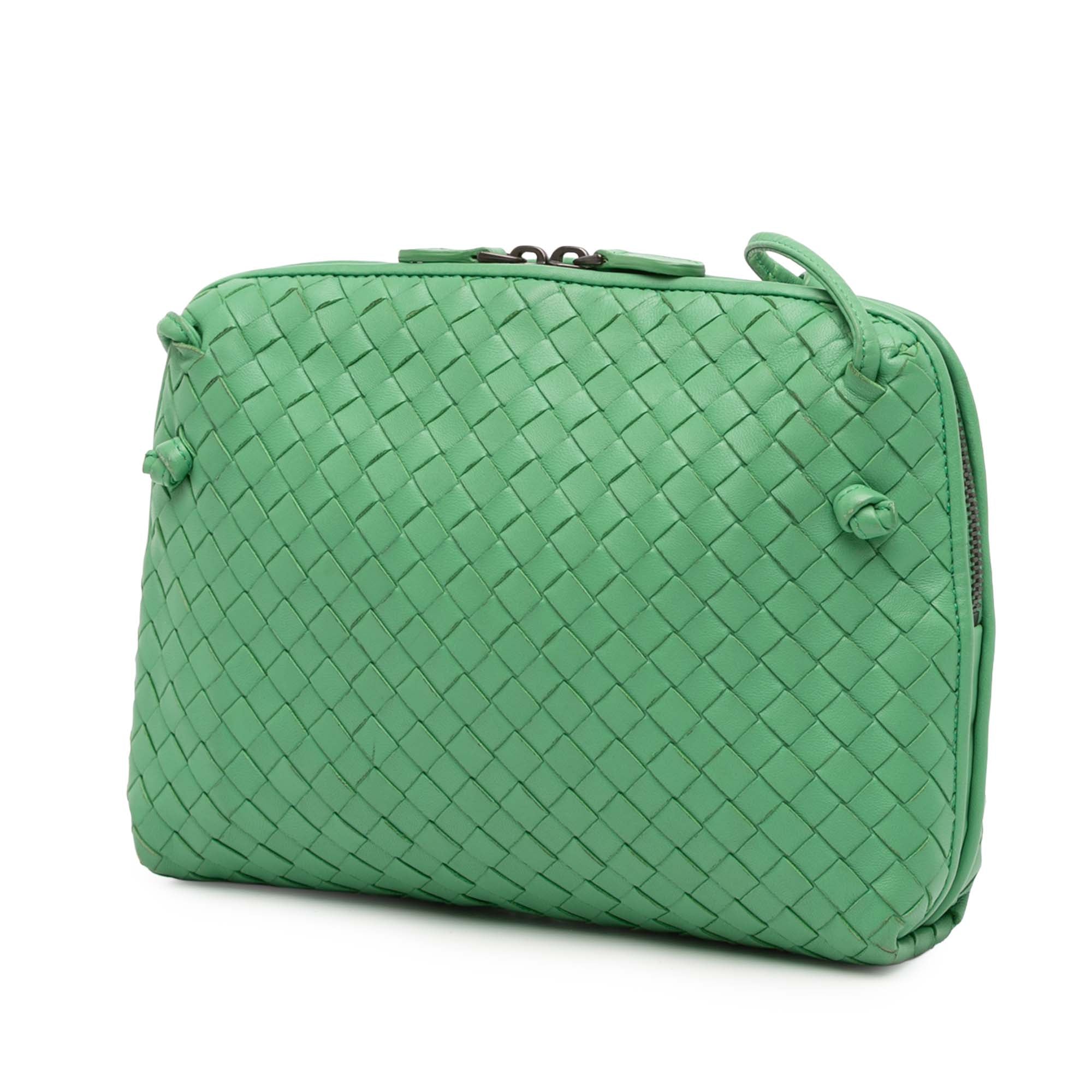 Nappa Intrecciato Nodini Crossbody