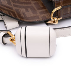 Mini Zucca Glazed Fabric Cage Baguette Satchel