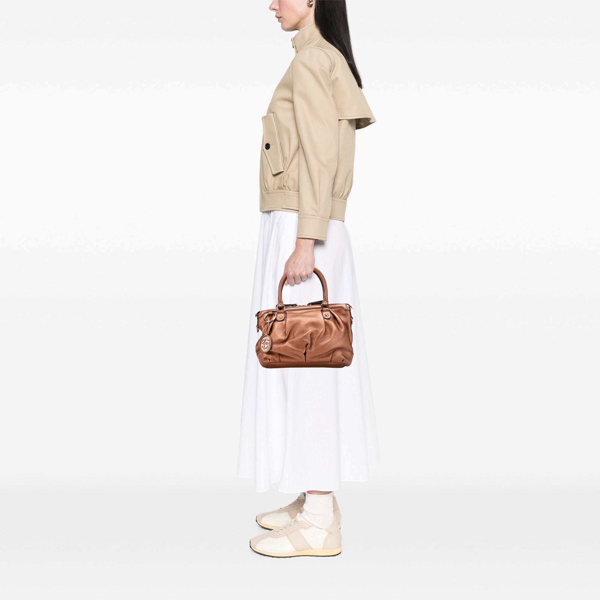 Calfskin Sukey Satchel