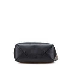 Small Grained Calfskin Vertical Cabas Satchel