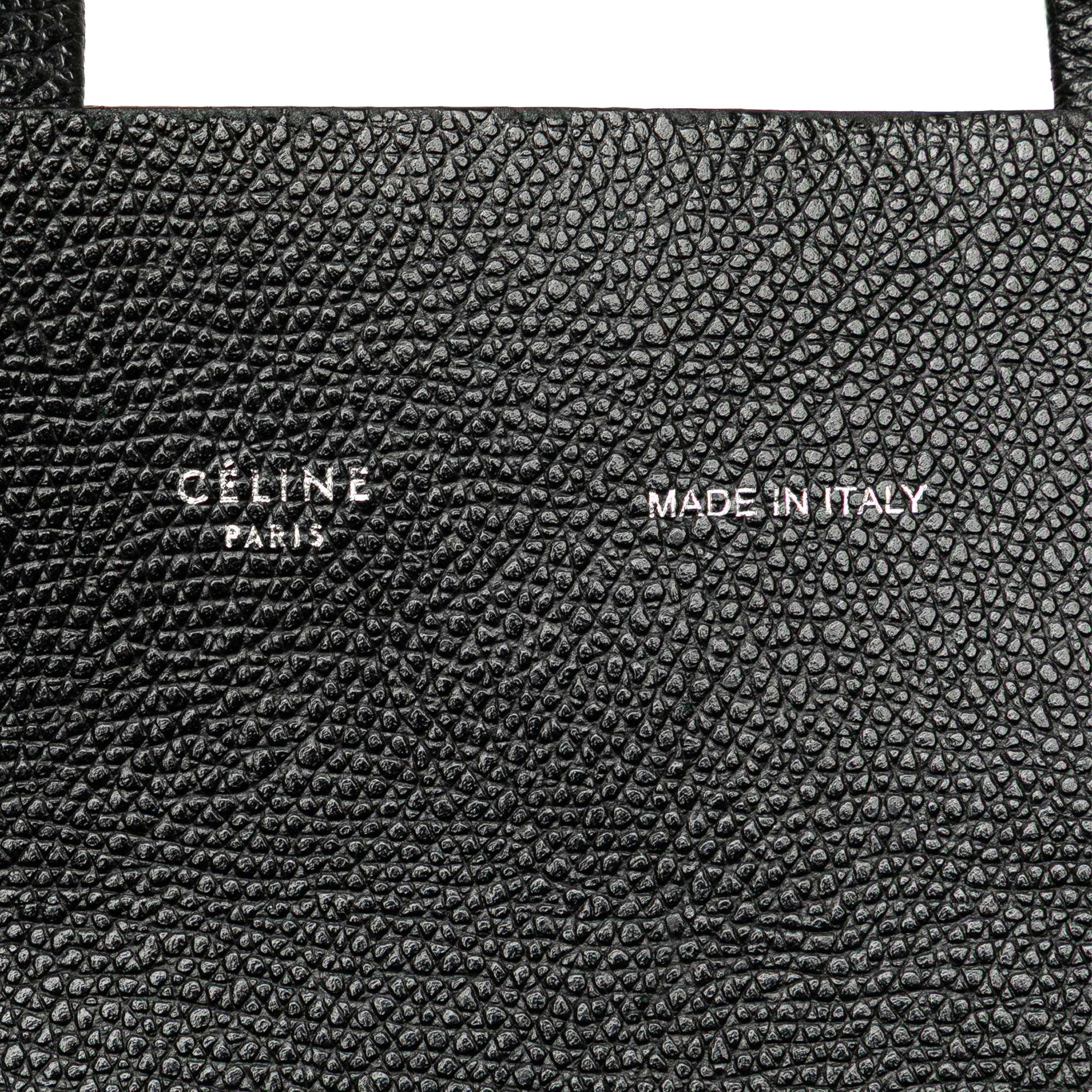Small Grained Calfskin Vertical Cabas Satchel