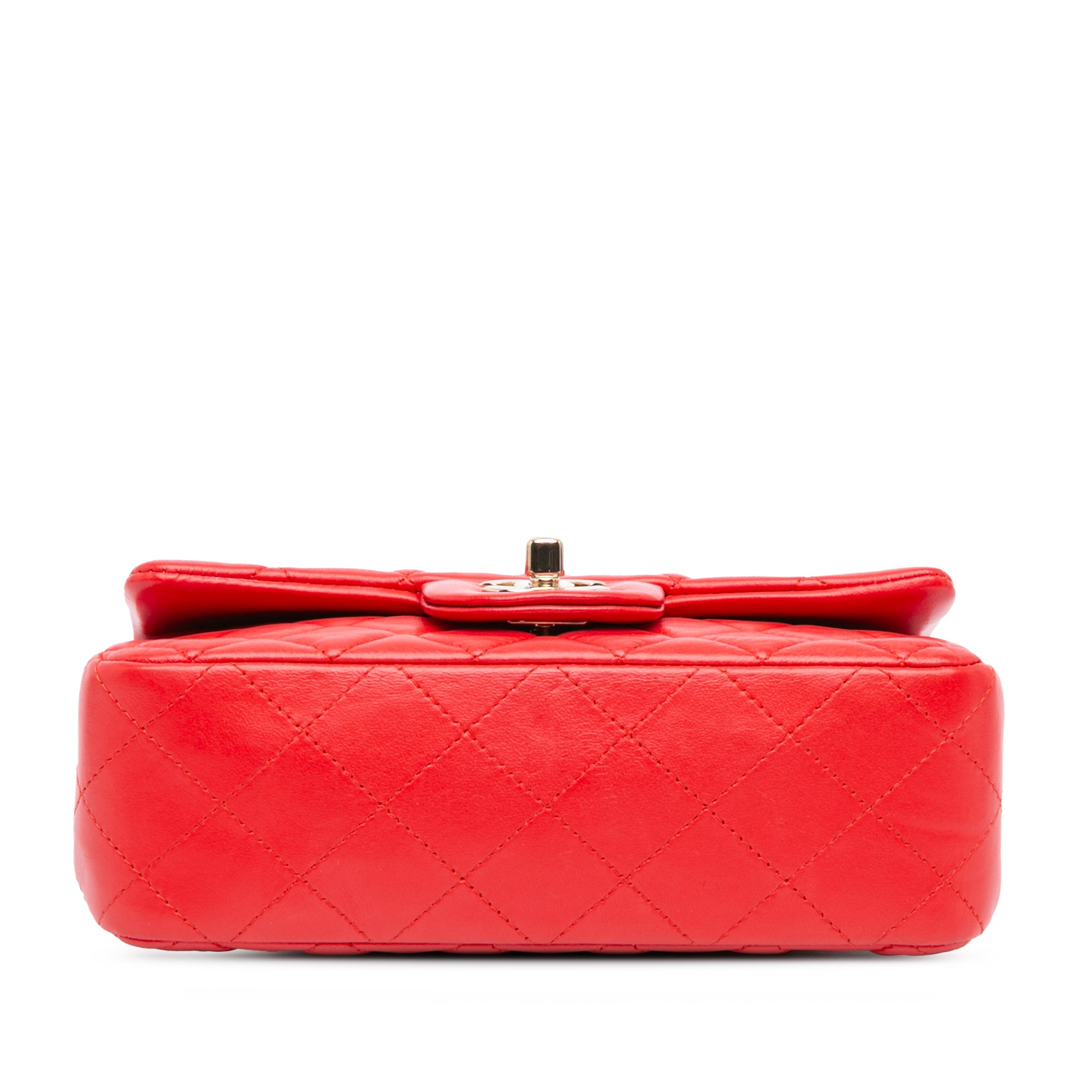 Mini Rectangular Classic Lambskin Single Flap