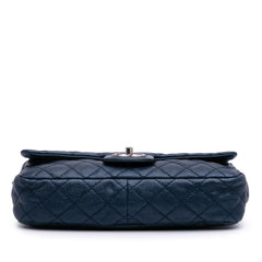 Medium Quilted Iridescent Caviar Easy Flap