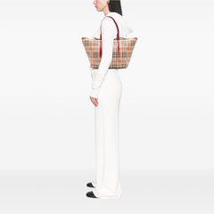 Medium Haymarket Check Coated Canvas Salisbury Tote