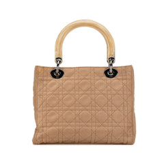 Medium Wool Cannage Lady Dior