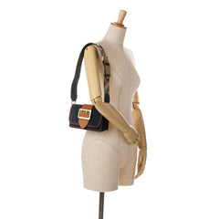 Suede Madison Buckle Crossbody