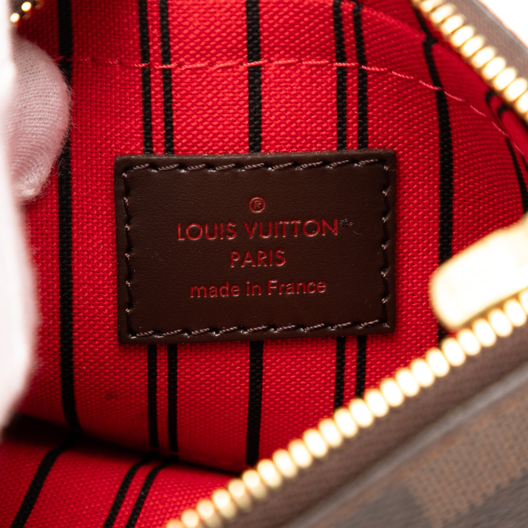 Damier Ebene Neverfull PM Pouch