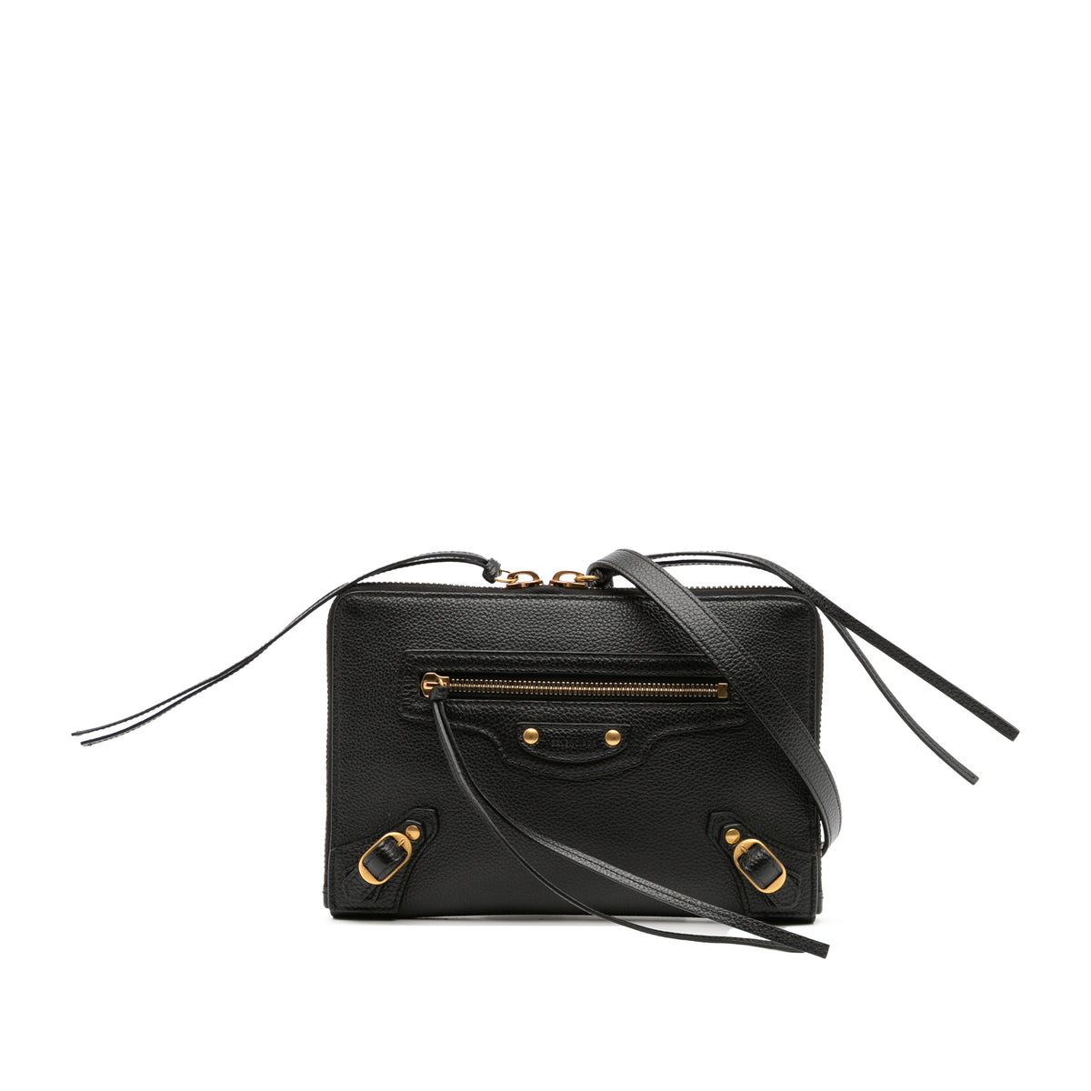 Pebbled Leather Neo Classic City Pouch Crossbody