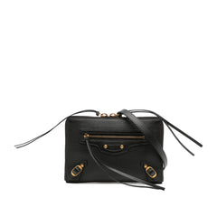 Pebbled Leather Neo Classic City Pouch Crossbody