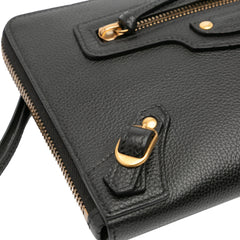 Pebbled Leather Neo Classic City Pouch Crossbody