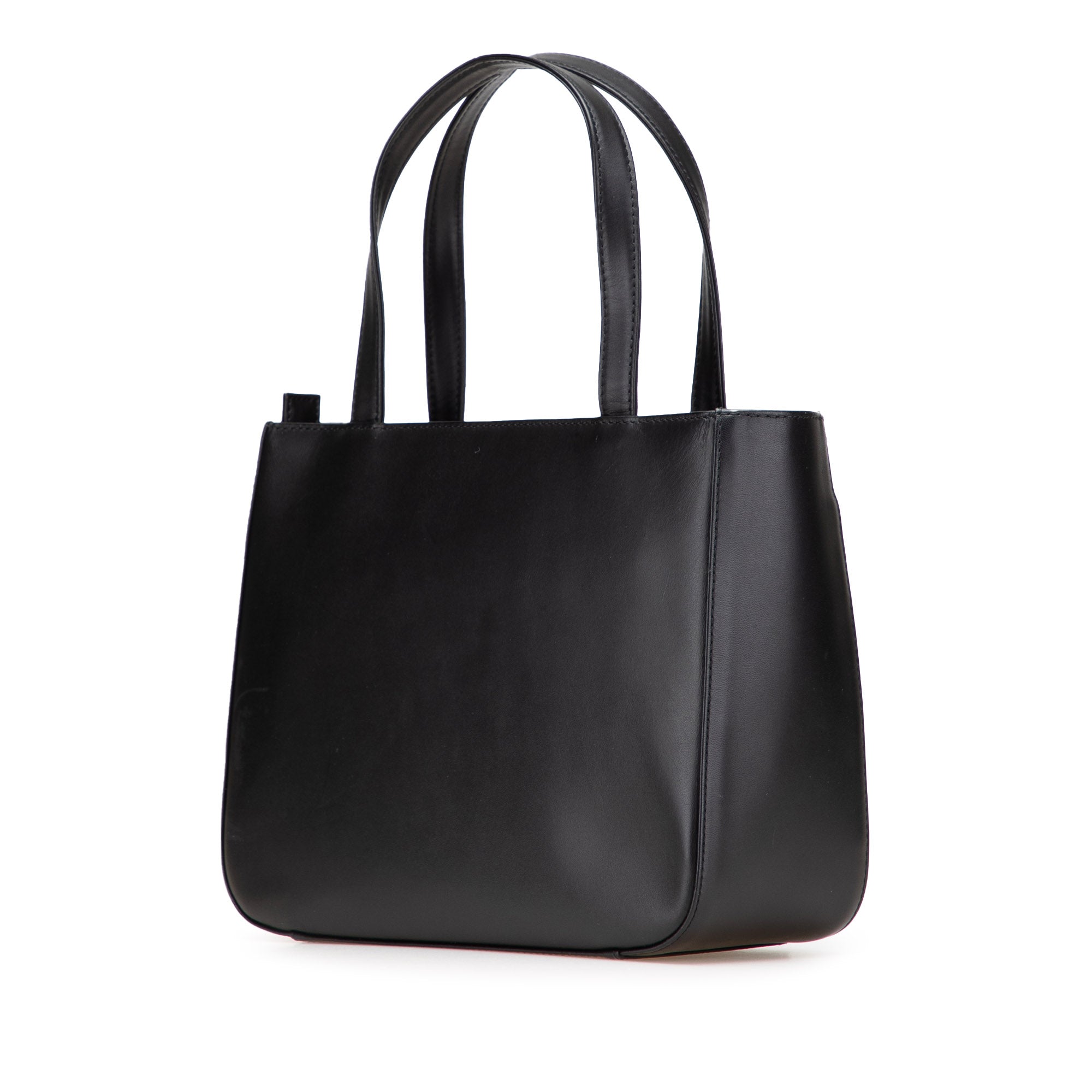 Nova Check Trimmed Leather Handbag