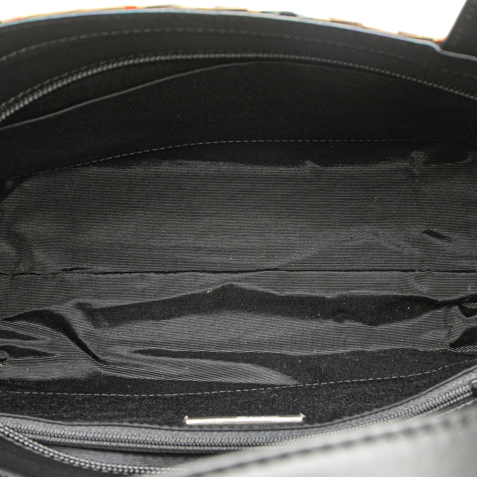 Nova Check Trimmed Leather Handbag