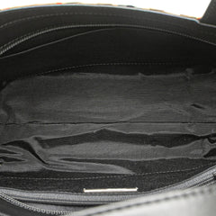 Nova Check Trimmed Leather Handbag