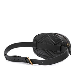 GG Marmont Matelasse Leather Animalier Belt Bag