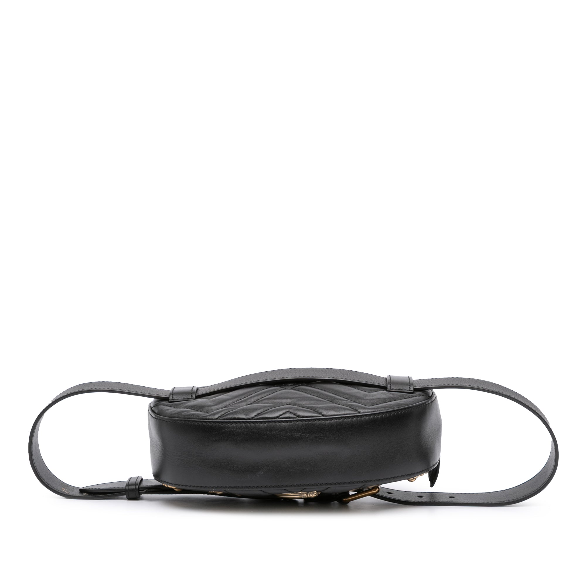 GG Marmont Matelasse Leather Animalier Belt Bag