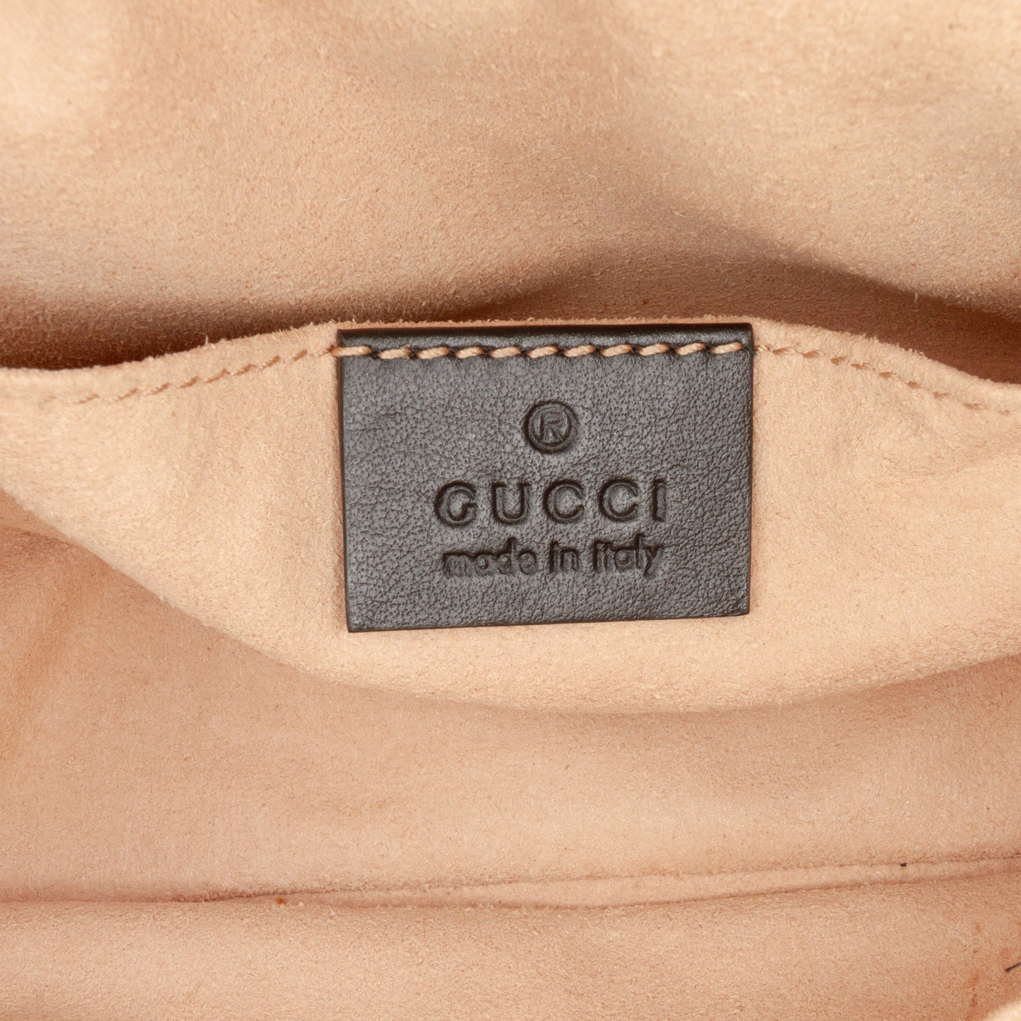 GG Marmont Matelasse Leather Animalier Belt Bag