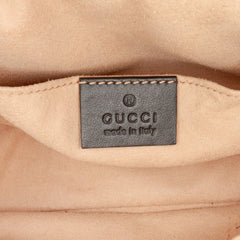 GG Marmont Matelasse Leather Animalier Belt Bag