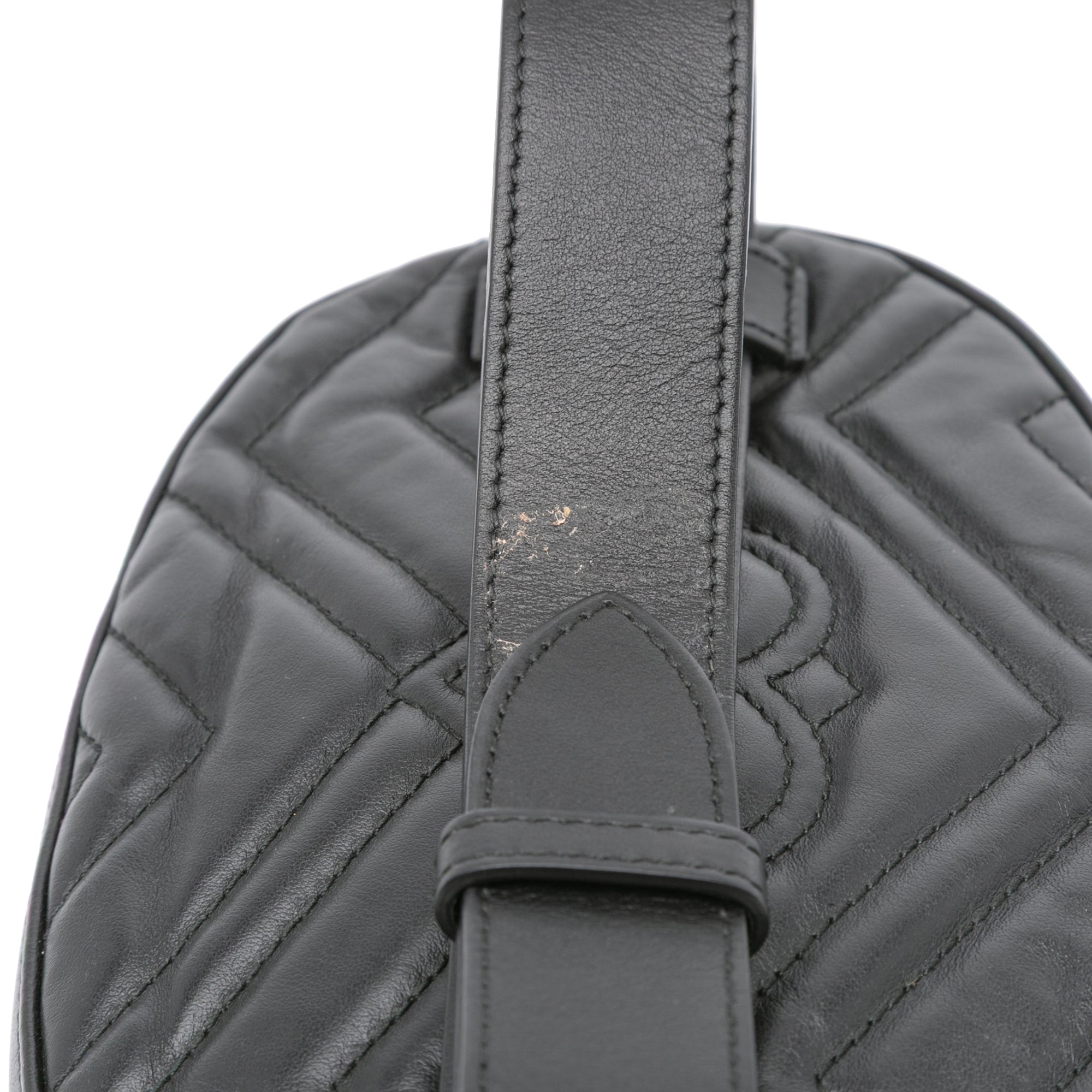 GG Marmont Matelasse Leather Animalier Belt Bag