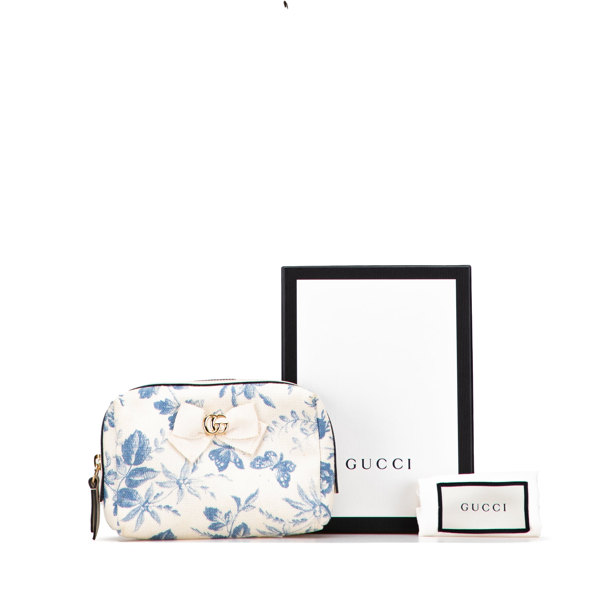 GG Marmont Canvas Herbarium Pouch