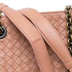 Medium Nappa Intrecciato Double Chain Tote