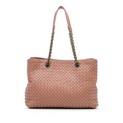 Medium Nappa Intrecciato Double Chain Tote