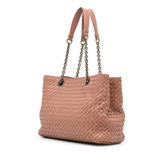 Medium Nappa Intrecciato Double Chain Tote