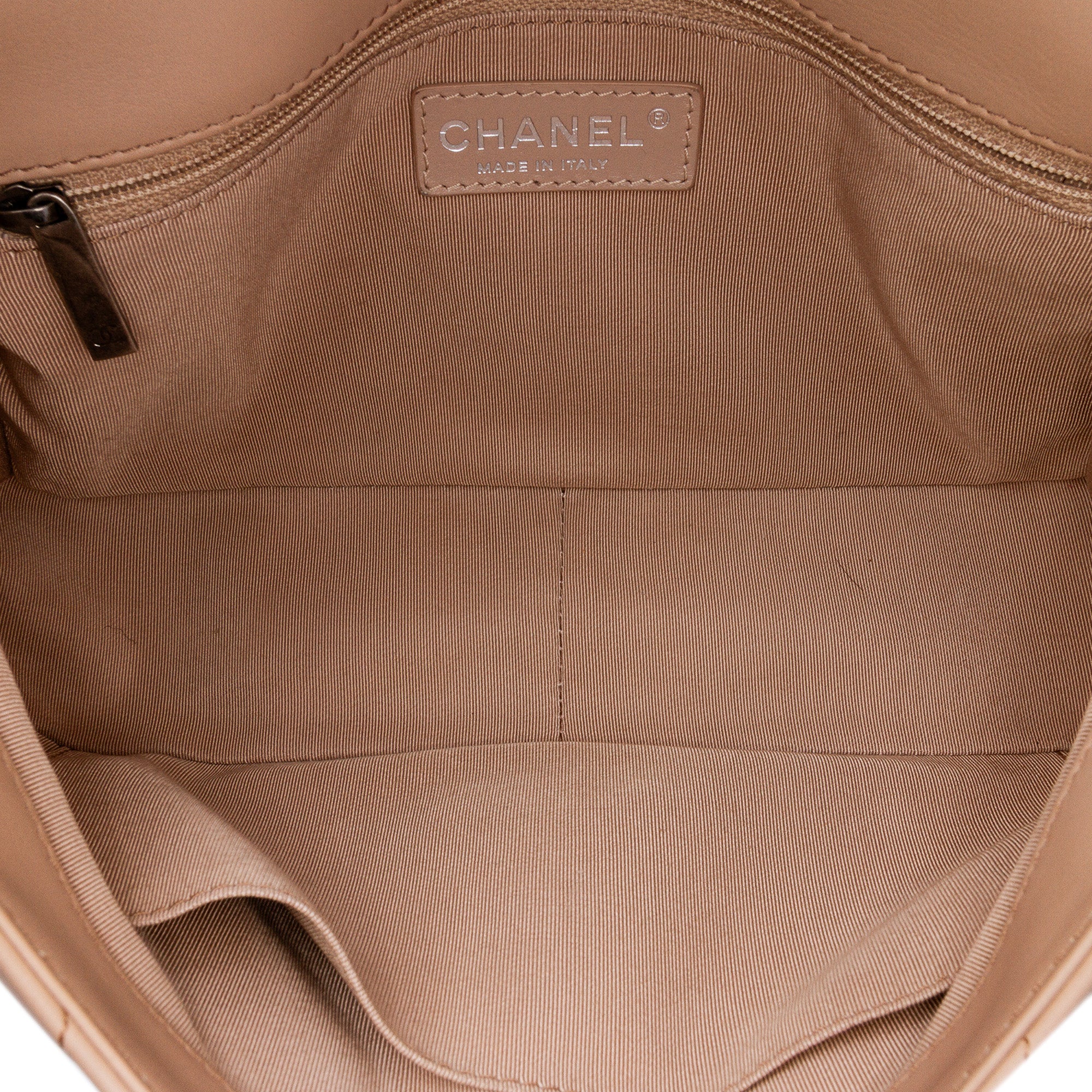 Medium CC Quilted Calfskin Single Flap