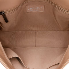 Medium CC Quilted Calfskin Single Flap