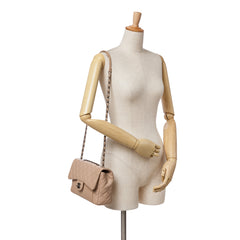 Medium CC Quilted Calfskin Single Flap
