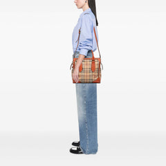 Small Haymarket Check Coated Canvas Honeywood Tote