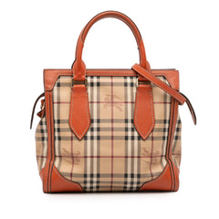 Small Haymarket Check Coated Canvas Honeywood Tote