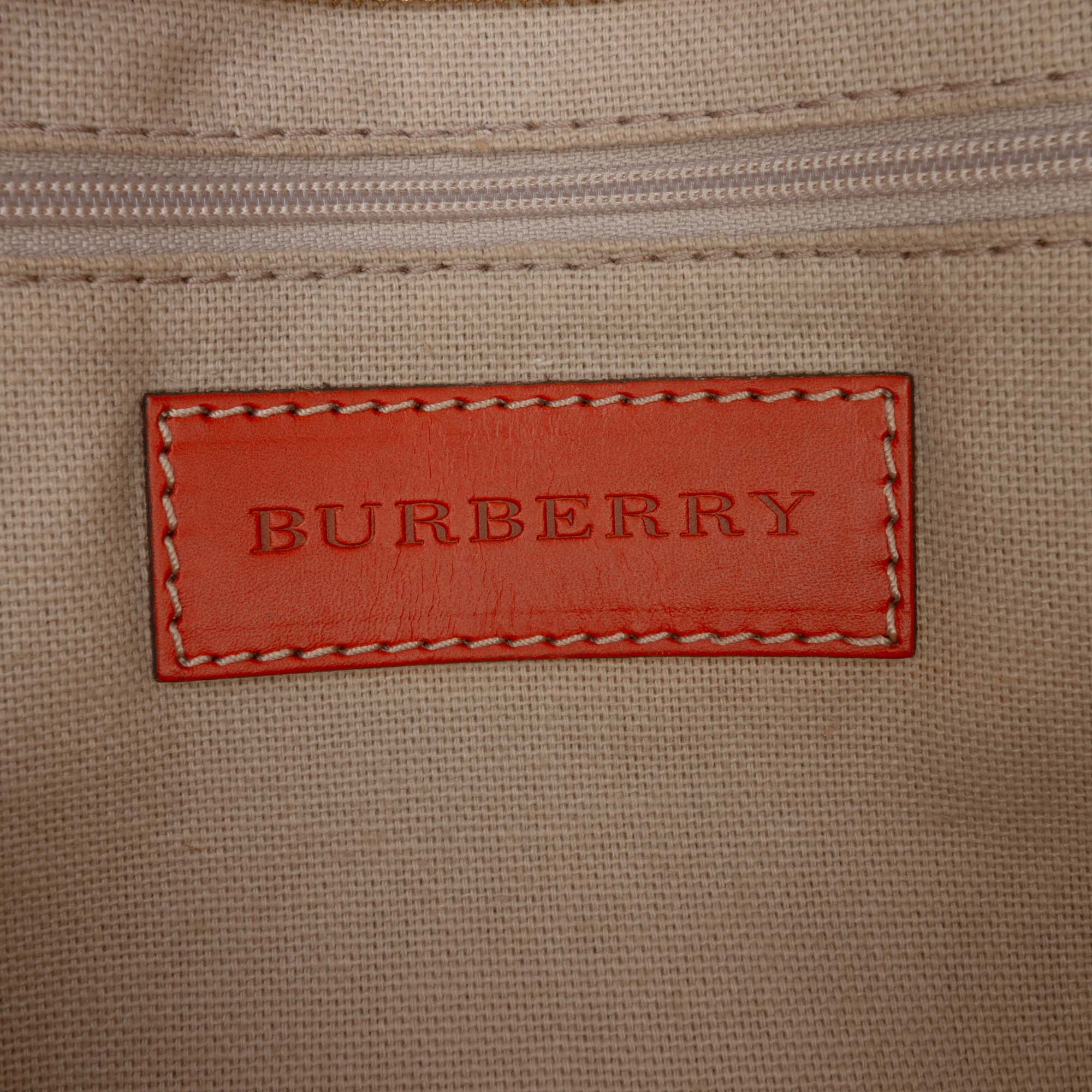 Small Haymarket Check Coated Canvas Honeywood Tote