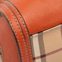 Small Haymarket Check Coated Canvas Honeywood Tote