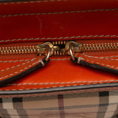Small Haymarket Check Coated Canvas Honeywood Tote