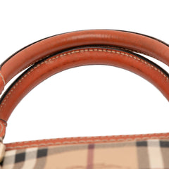 Small Haymarket Check Coated Canvas Honeywood Tote