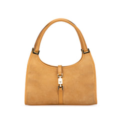 Suede Jackie Bardot Shoulder Bag