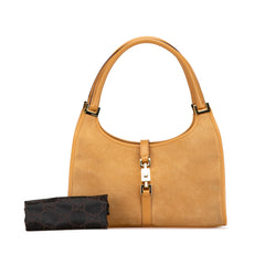 Suede Jackie Bardot Shoulder Bag