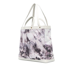 Printed Canvas Satchel