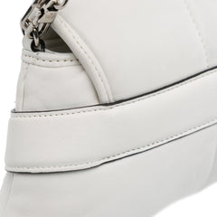 Small Leather Horsebit Chain Satchel