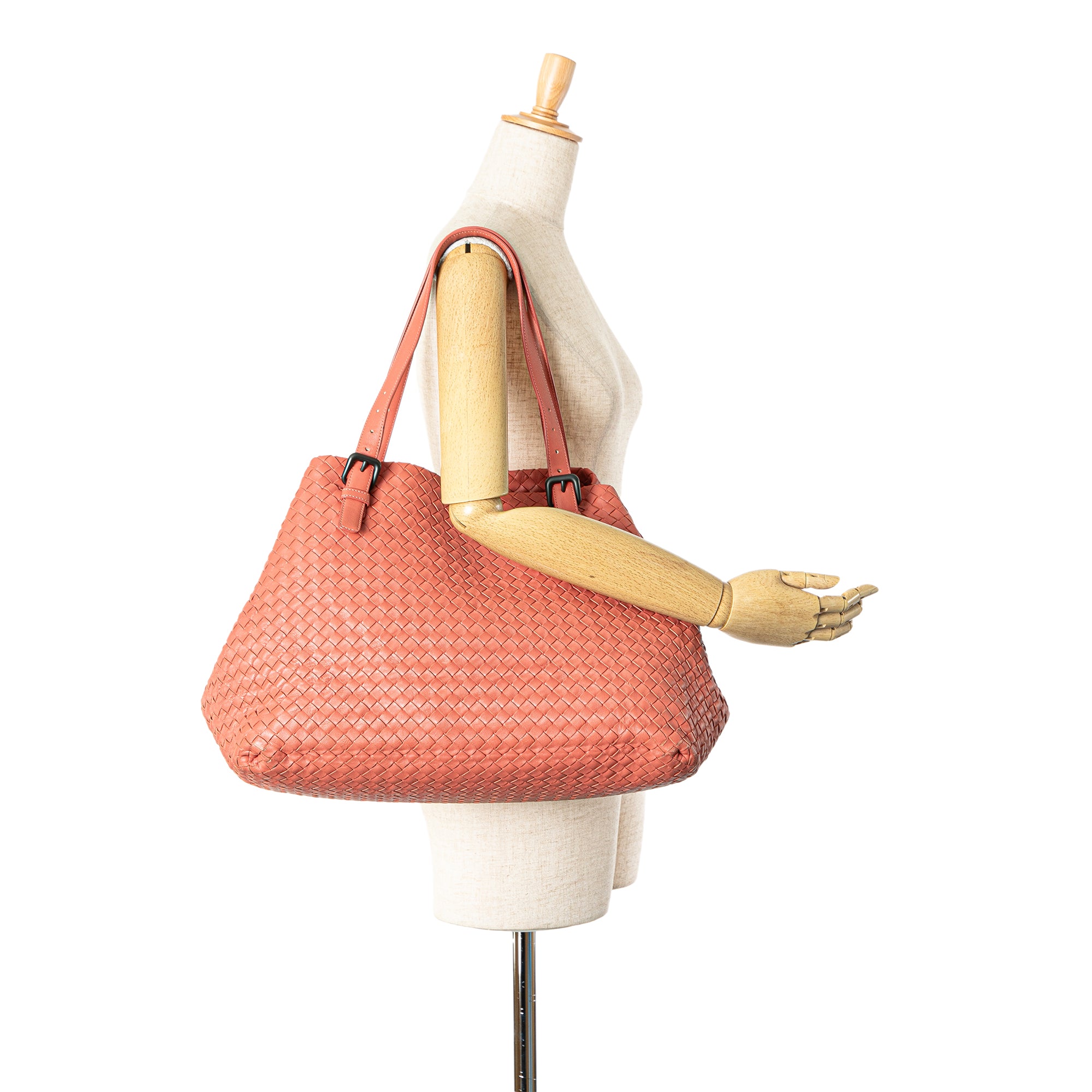 Large Nappa Intrecciato Cesta Tote