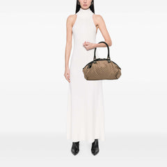 Diamante Canvas Sukey Satchel