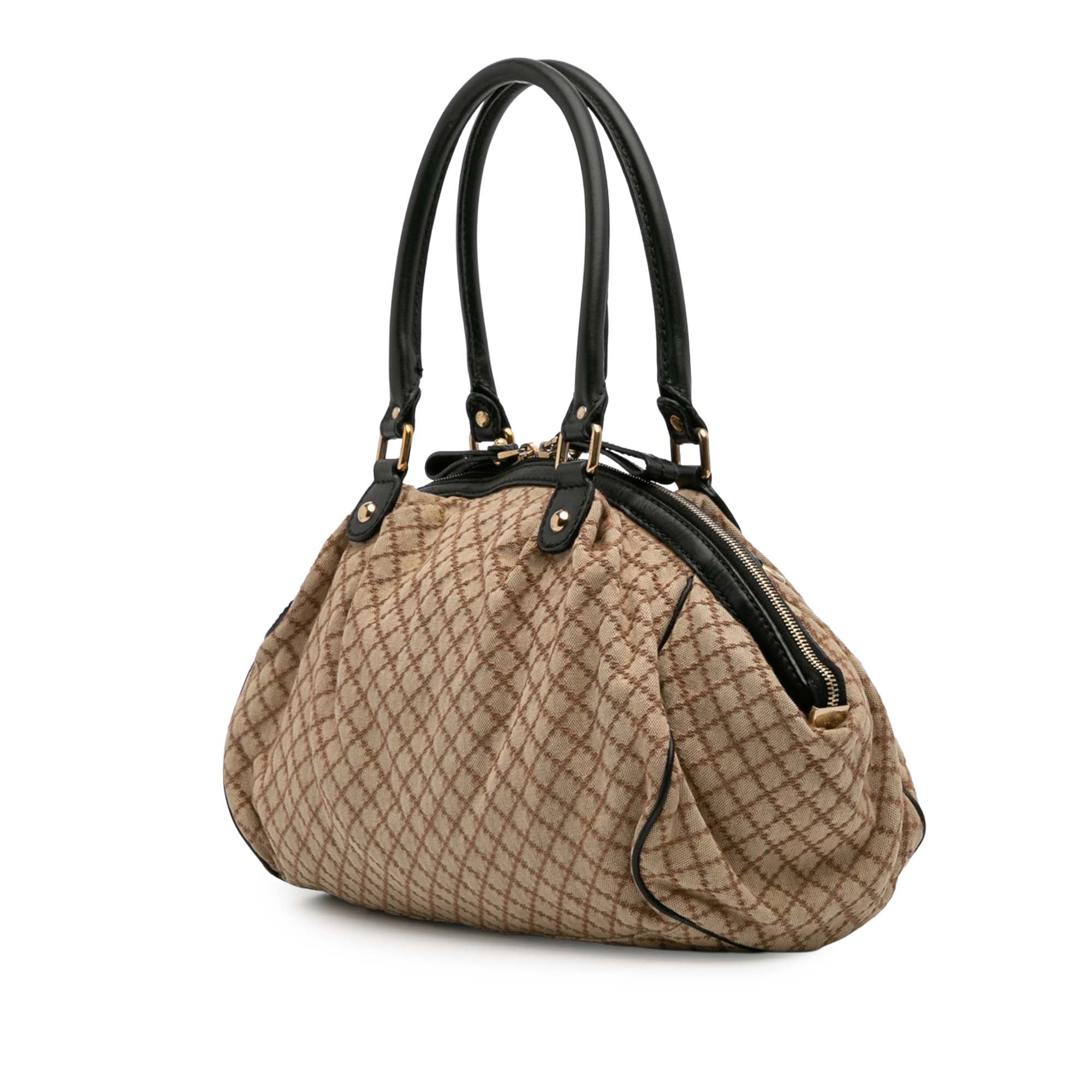 Diamante Canvas Sukey Satchel