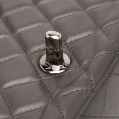 Mini Rectangular Classic Metallic Lambskin Single Flap