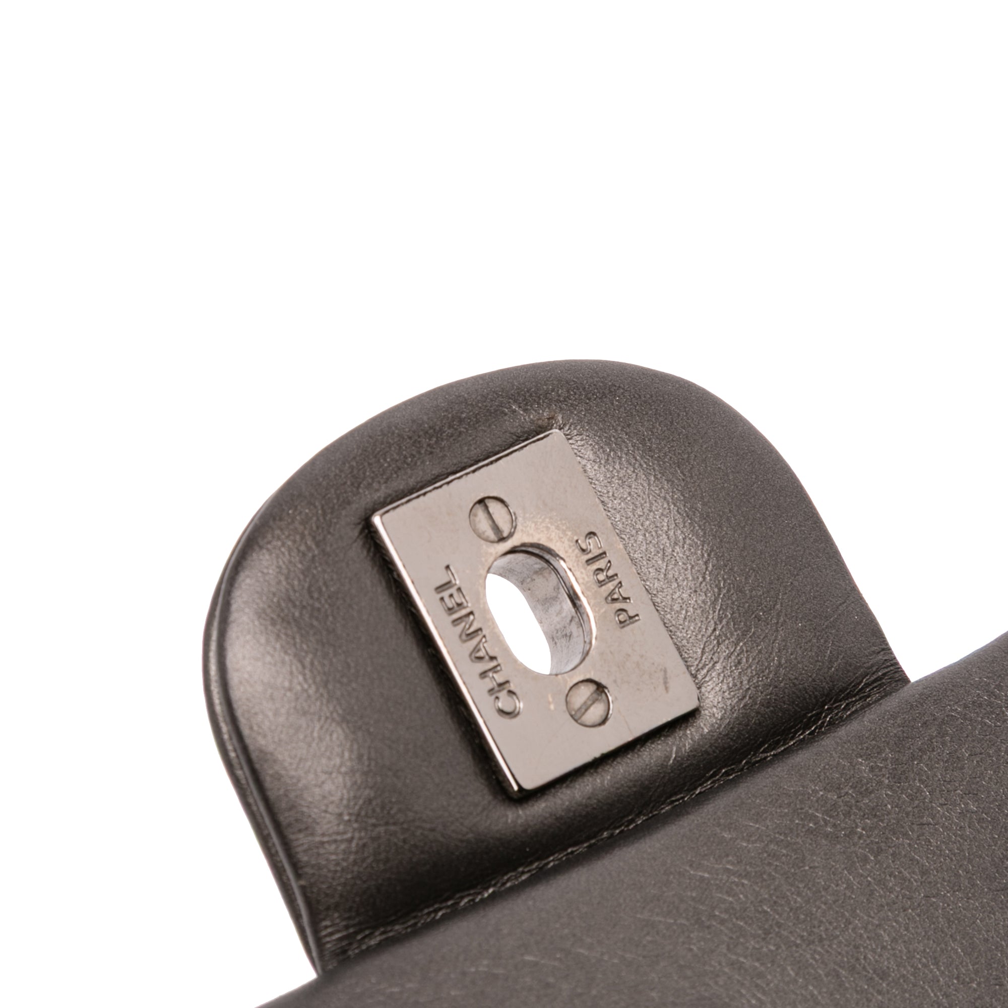 Mini Rectangular Classic Metallic Lambskin Single Flap