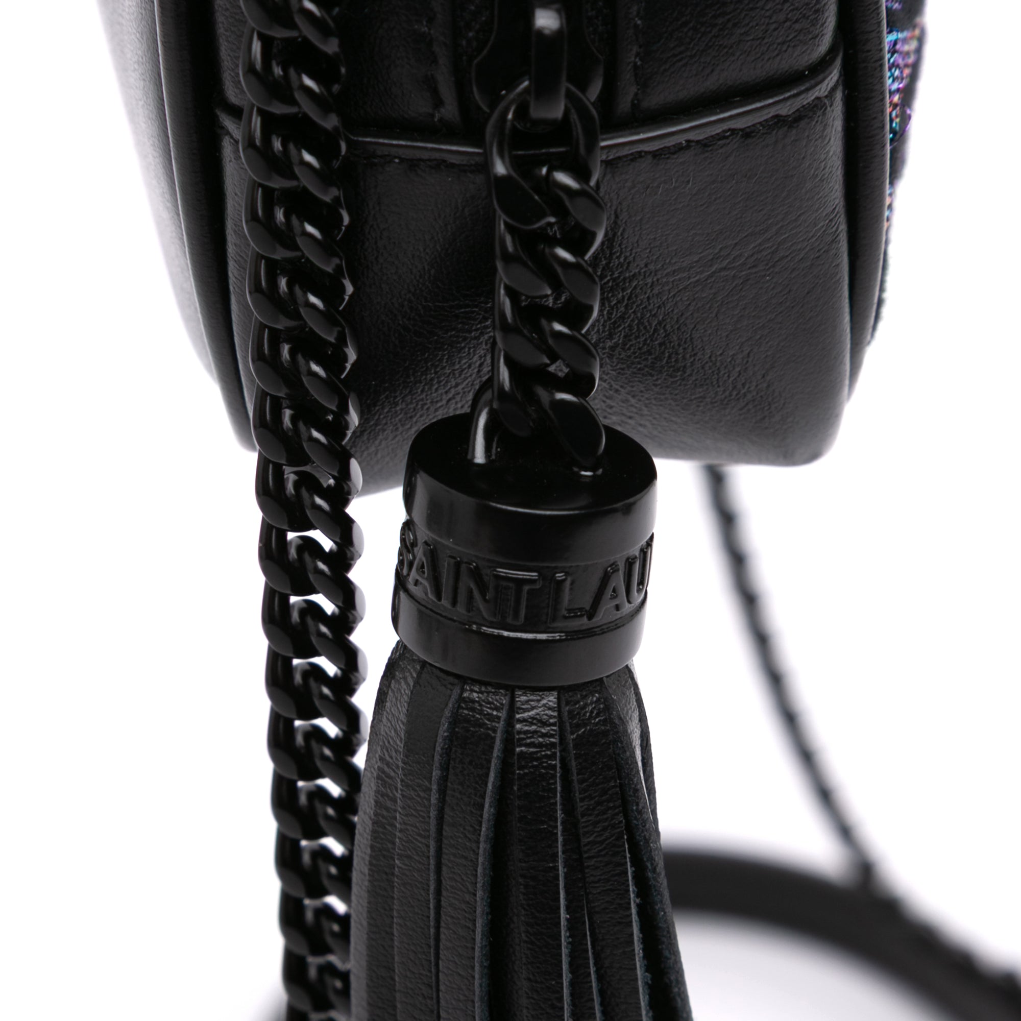 Canvas Metallic Tiger Print Monogram Lou Camera Bag