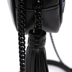 Canvas Metallic Tiger Print Monogram Lou Camera Bag