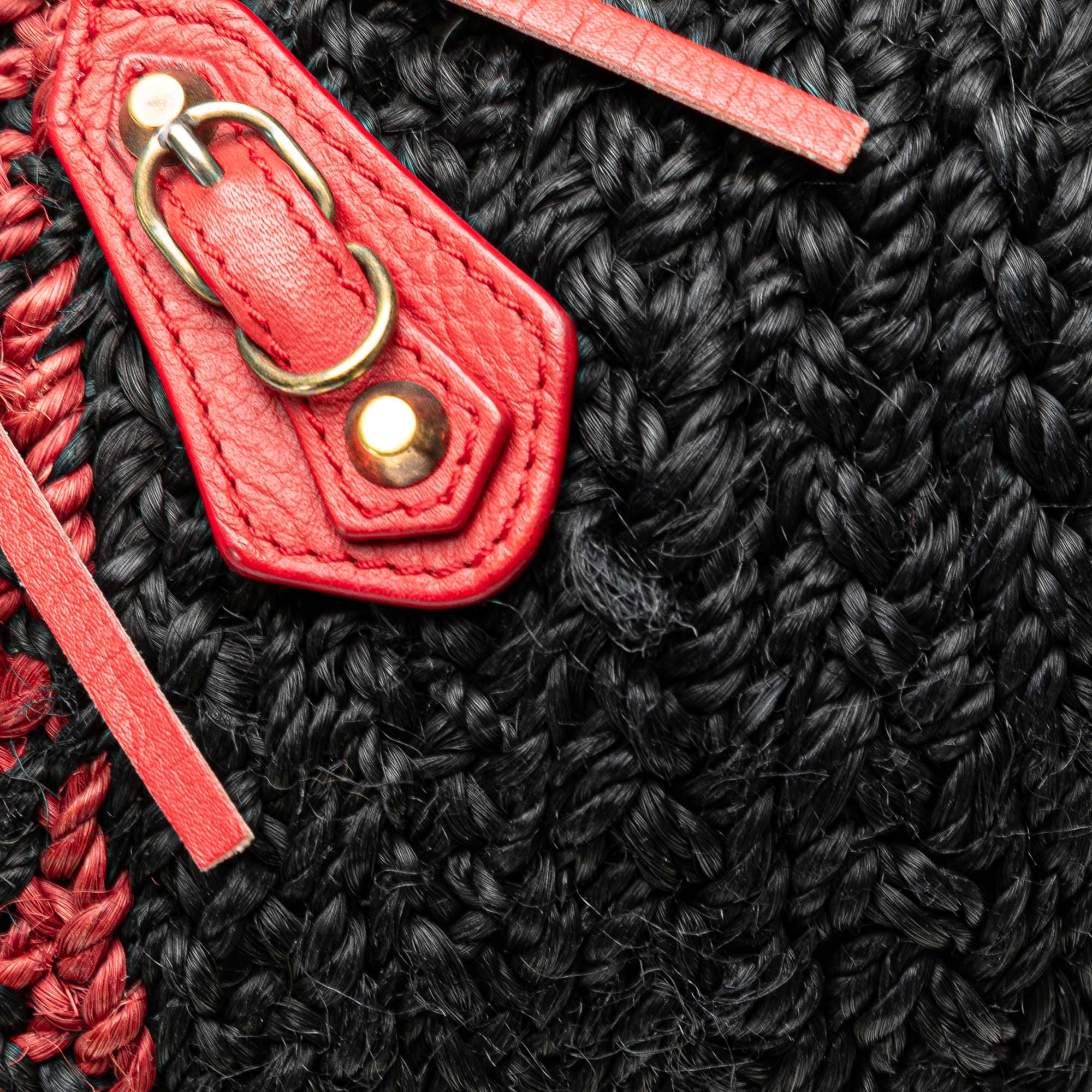 Raffia Motocross Classic Panier Basket Tote