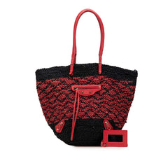 Raffia Motocross Classic Panier Basket Tote