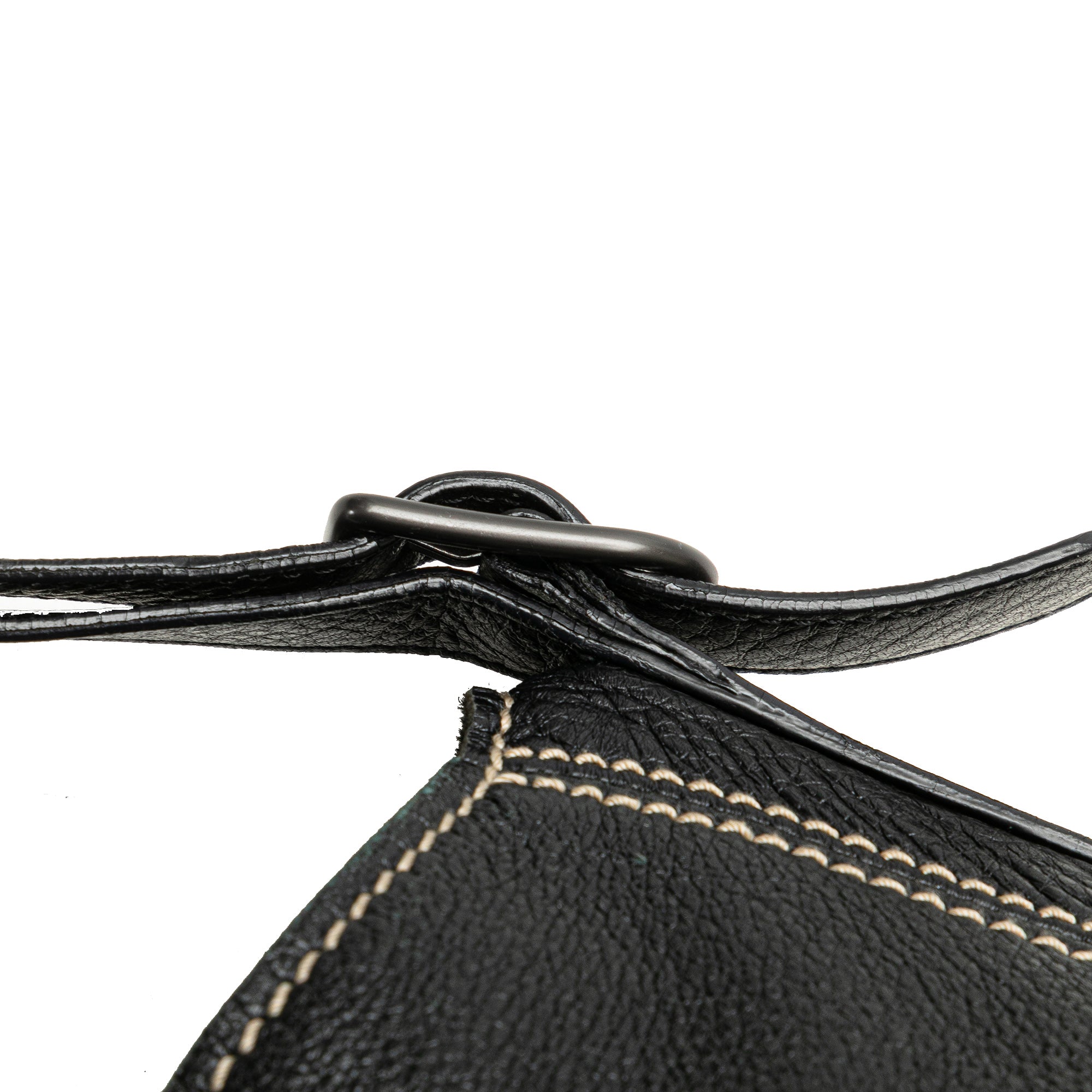 Leather Intrecciato Strap Shoulder Bag