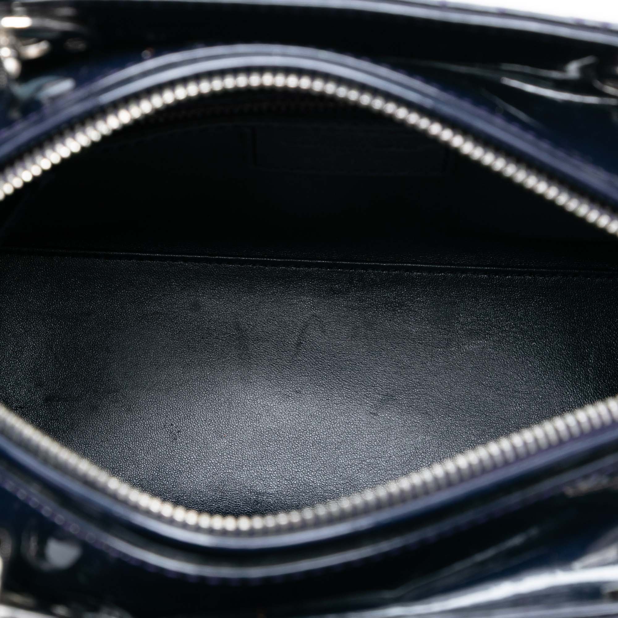 Medium Patent Cannage Lady Dior